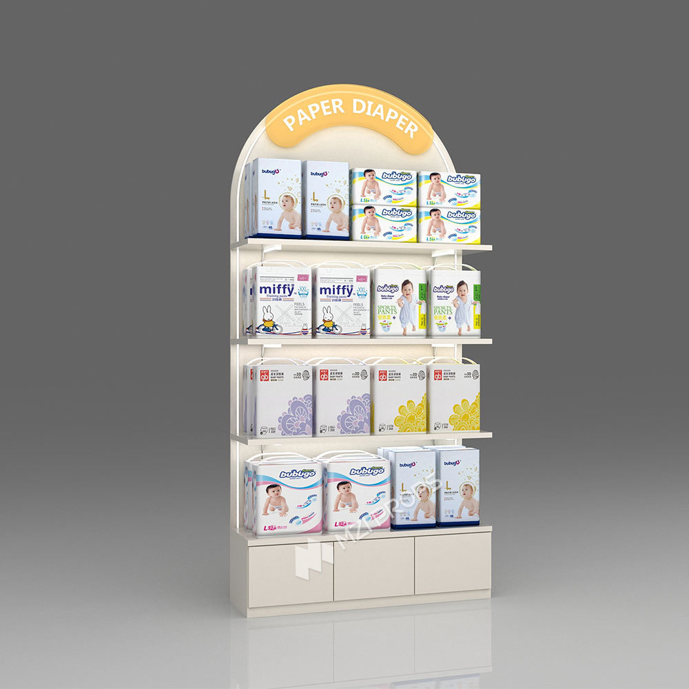 Mom & Baby Store Showcase Silk Screen Logo Display Racks for Maternity ...