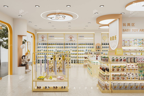 09-HLNJS003, Maternity & Baby Store w Jiangxi Jiujiang zajmujący 91 mkw. przy budżecie 7,857 $ i objętości 40 CBM