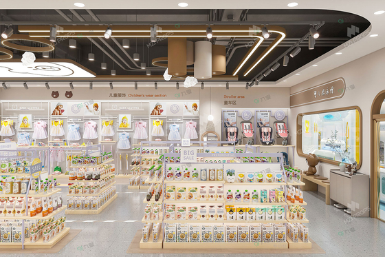 09-HLNJS004, Maternity & Baby Store in Guangzhou covering 95 Sqm with an Approx. $8,471 Budget and 56 CBM Volume
