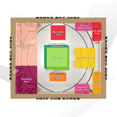 23-SYaS Beauty Store Zoning With Luxury Glory Series