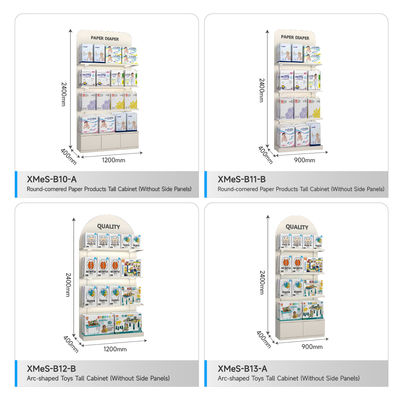 Baby Display Rack Irregular-Shaped Paper Goods High Cabinet with ...